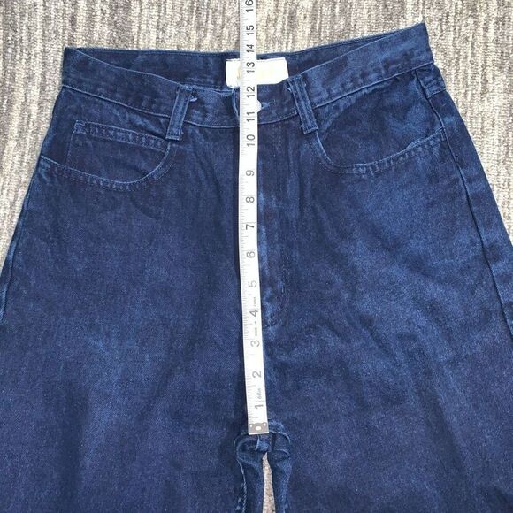 Vintage Original Jeanjer Junior Size 11 Blue Skinny Jeans High Rise Ankle Zipper - Picture 6 of 9